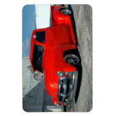 Magnet Flexible Camion de ramassage Customisé rouge (Vertical)