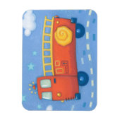 Magnet Flexible Camion d'incendie (Vertical)