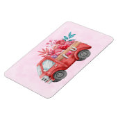 Magnet Flexible Camion mignonne d'amour transportant des coeurs et (Côté Gauche)