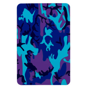 Magnet Flexible Camouflage bleu foncé et violet aimant Premium
