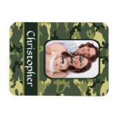 Magnet Flexible Camouflage de bois vert (Horizontal)