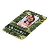 Magnet Flexible Camouflage de bois vert (Côté Gauche)