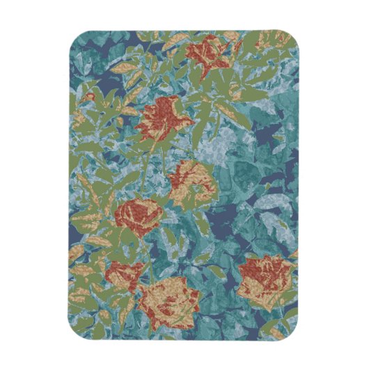 Magnet Flexible Camouflage et flowers (Vertical)