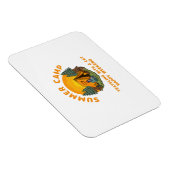 Magnet Flexible Camp d'été en voyage avec un chat (Côté Droit)
