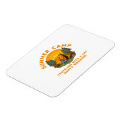Magnet Flexible Camp d'été en voyage avec un chat (Côté Gauche)