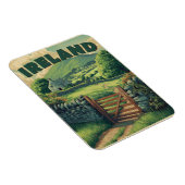 Magnet Flexible Campagne d'Irlande vintage (Côté Droit)