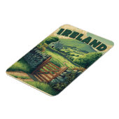 Magnet Flexible Campagne d'Irlande vintage (Côté Gauche)