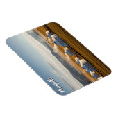 Magnet Flexible Campement de ger Mongolie Yourte Voyage (Côté Droit)