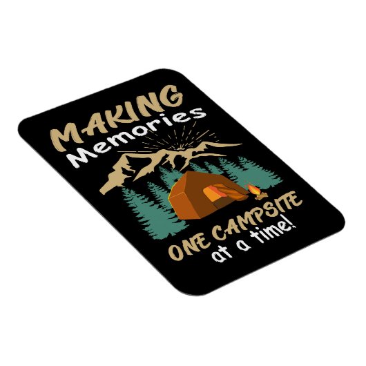 Magnet Flexible CAMPING, souvenirs (Côté Droit)