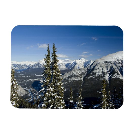 Magnet Flexible Canada, Alberta, Banff. Vues de la vallée de Bow (Horizontal)