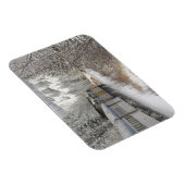 Magnet Flexible Canada, Alberta. Train à neige VIA Rail entre (Côté Droit)