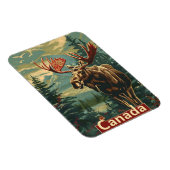 Magnet Flexible Canada Moose Vintage (Côté Droit)