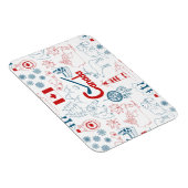 Magnet Flexible Canada | Motif de symboles (Côté Droit)