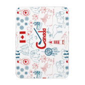 Magnet Flexible Canada | Motif de symboles (Vertical)