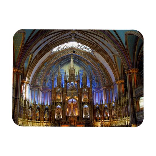 Magnet Flexible Canada, Québec, Montréal. Intérieur de Notre 2 (Horizontal)