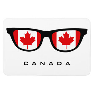 Magnet Flexible Canada Shades texte et aimant couleur personnalisé