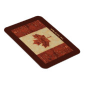 Magnet Flexible Canadian Flag On Inner Birch Bark (Côté Droit)