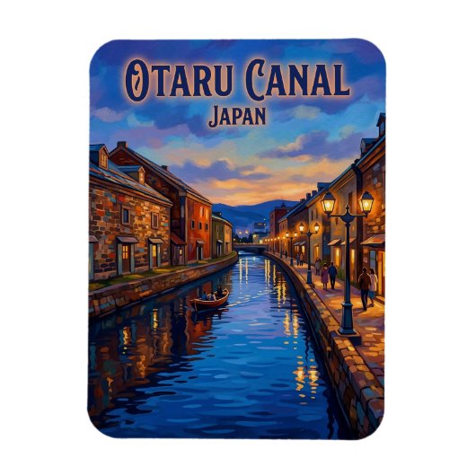 Magnet Flexible Canal d'Otaru Japon (Vertical)