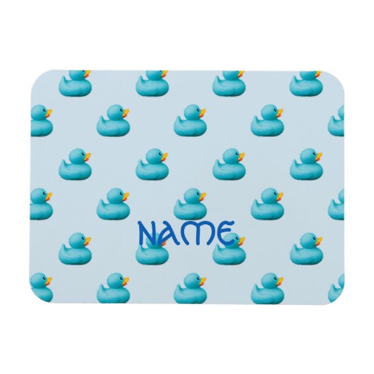 Magnet Flexible Canards en caoutchouc bleu par stockeman (Horizontal)