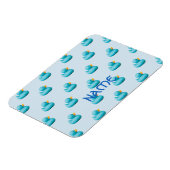 Magnet Flexible Canards en caoutchouc bleu par stockeman (Côté Gauche)