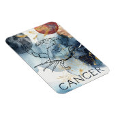 Magnet Flexible Cancer le crabe zodiaque astrologie anniversaire b (Côté Droit)