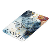 Magnet Flexible Cancer le crabe zodiaque astrologie anniversaire b (Côté Gauche)