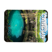 Magnet Flexible Cancun Mexico Travel Cenote (Horizontal)