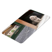 Magnet Flexible Caniche nain blanc (Côté Gauche)