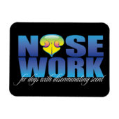 Magnet Flexible Canine Nosework pour chiens avec goût discriminant (Horizontal)