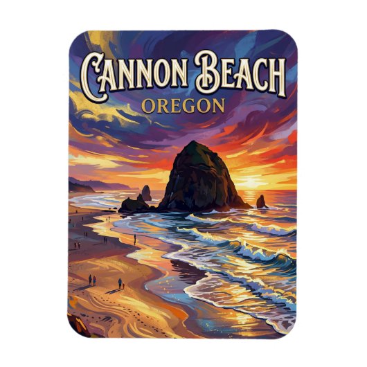 Magnet Flexible Cannon Beach Oregon (Vertical)
