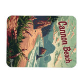 Magnet Flexible Cannon Beach Vintage (Horizontal)