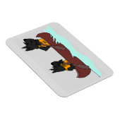 Magnet Flexible Canoë Scot et ami (Côté Droit)