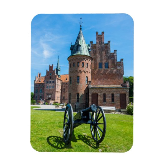 Magnet Flexible Canon au château d'Egeskov (Vertical)