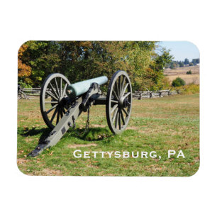 Magnet Flexible Canon sur le champ de bataille de Gettysburg