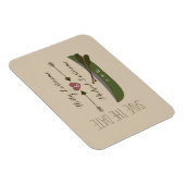 Magnet Flexible Canot + Flèches Avec Coeur Économisez La Date Magn (Côté Droit)