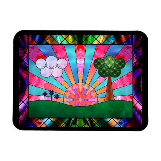 Magnet Flexible Cantique du aimant flexible Sun (Horizontal)