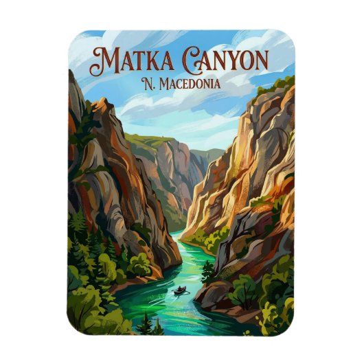 Magnet Flexible Canyon Matka N. Macédoine (Vertical)