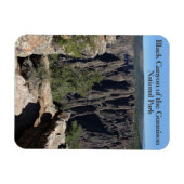 Magnet Flexible Canyon noir de la Gunnison (Horizontal)