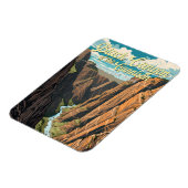 Magnet Flexible Canyon Noir Du Parc National Gunnison Art (Côté Gauche)