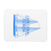 Magnet Flexible Cap Coral Côtier Nautique Voile (Horizontal)