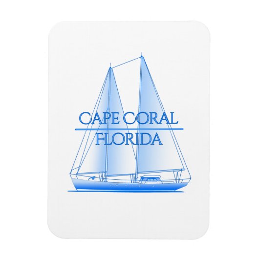 Magnet Flexible Cap Coral Côtier Nautique Voile (Vertical)