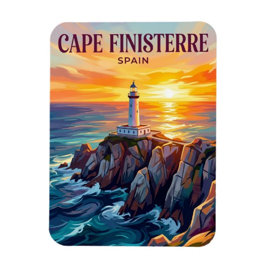 Magnet Flexible Cap Finisterre Espagne (Vertical)