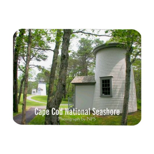 Magnet Flexible Cape Cod, Aimant Des Phare Trois Soeurs (Horizontal)
