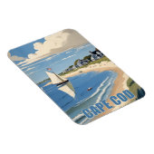 Magnet Flexible Cape Cod Massachusetts (Côté Droit)