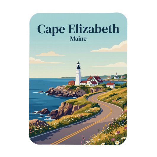 Magnet Flexible Cape Elizabeth États-Unis (Vertical)