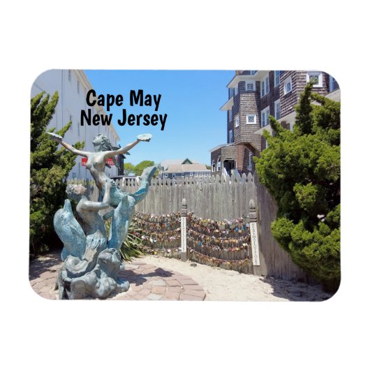 Magnet Flexible Cape May Love Locks (Horizontal)