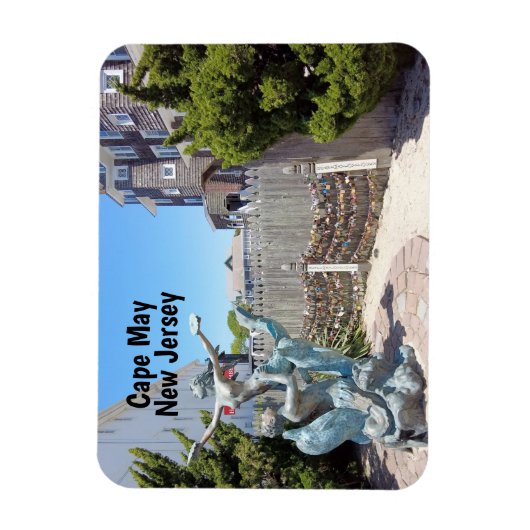 Magnet Flexible Cape May Love Locks (Vertical)