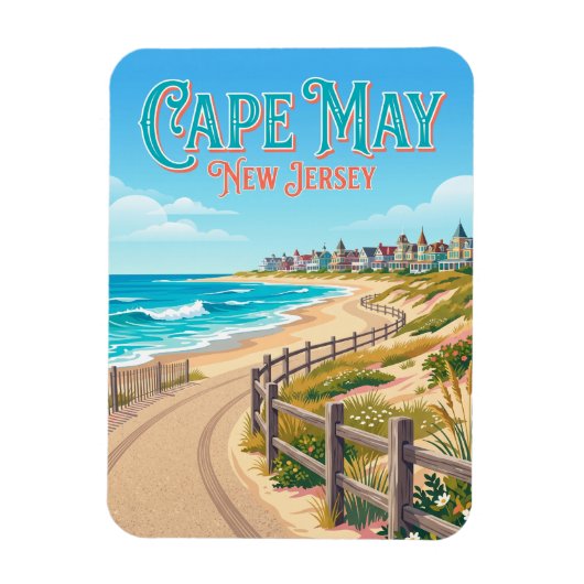 Magnet Flexible Cape May New Jersey (Vertical)