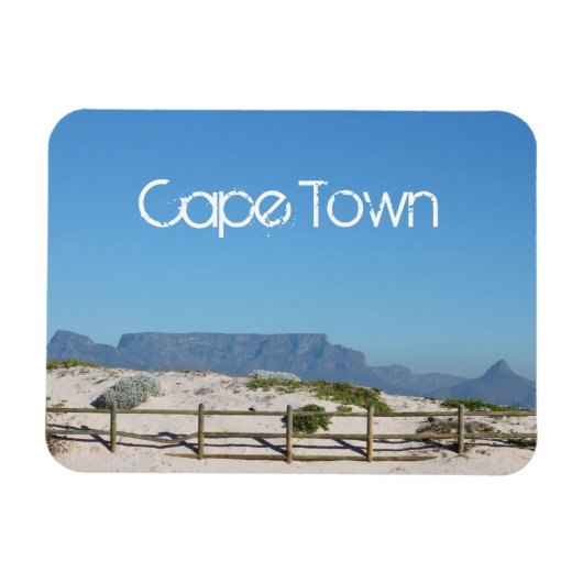 Magnet Flexible Cape Town Table Mountain ZA Afrique du Sud (Horizontal)