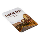 Magnet Flexible Capitol Reef National Park Cathedral Valley Loop (Côté Droit)